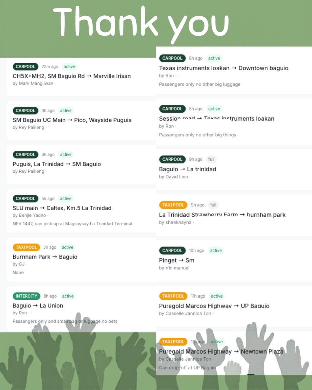 A Baguio Couple Built a Free Carpooling App in One Night — Because the Community Needed It and No One Else Was Going to Do It