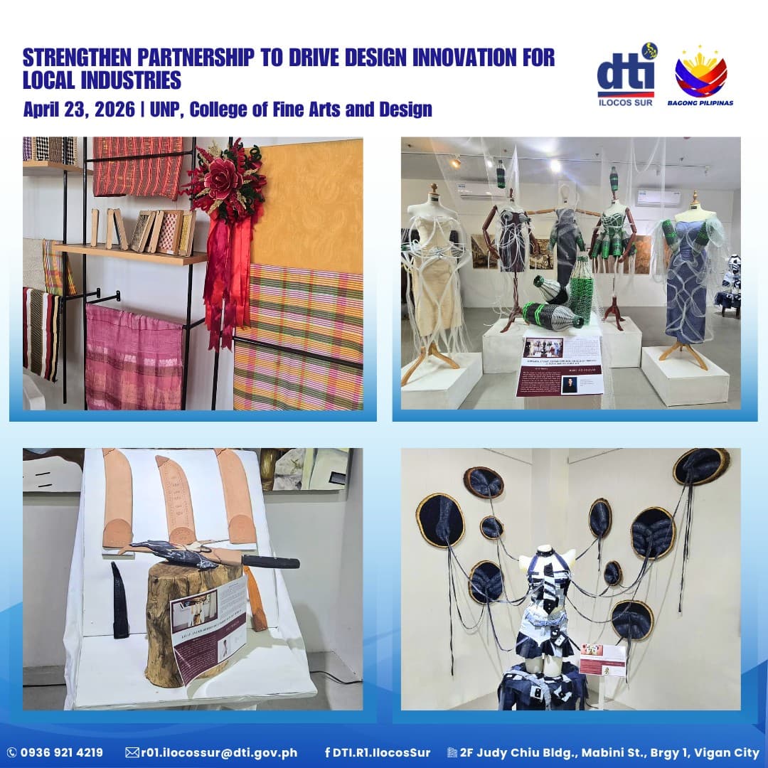 DTI Ilocos Sur and the University of Northern Philippines Are Bringing Fine Arts and Design Expertise Into the Abel Weaving and Handicraft Supply Chain