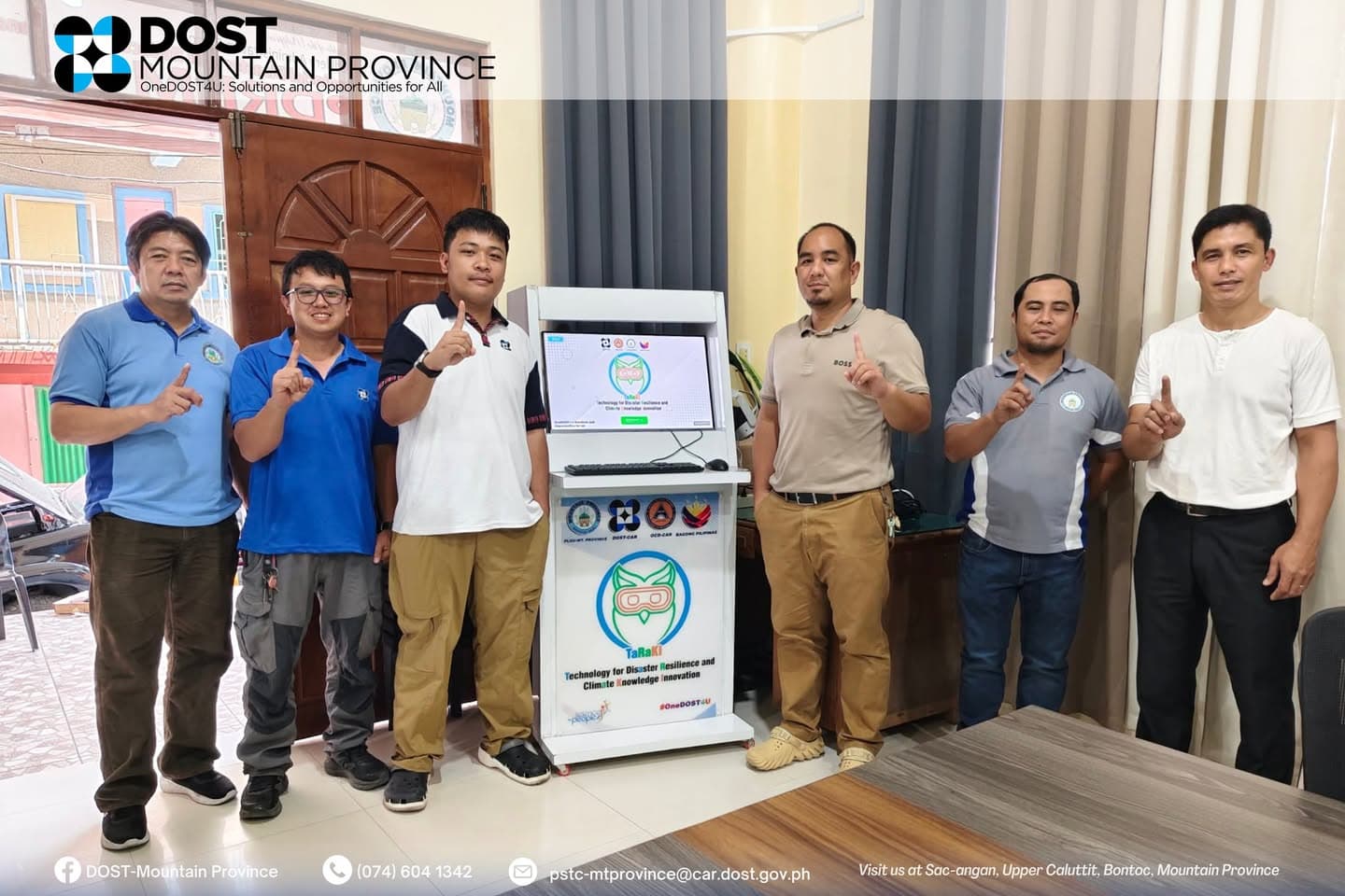 DOST-CAR Installed a VR-Equipped Disaster Preparedness Kiosk at the Mountain Province DRRMO. Here Is What It Does and Why Mountain Province Needs It.