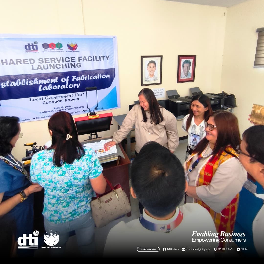 Cabagan, Isabela Just Got a FabLab. The Municipality That Ranks 43rd Nationally in Innovation Just Gave Its MSMEs Access to Digital Fabrication Technology.