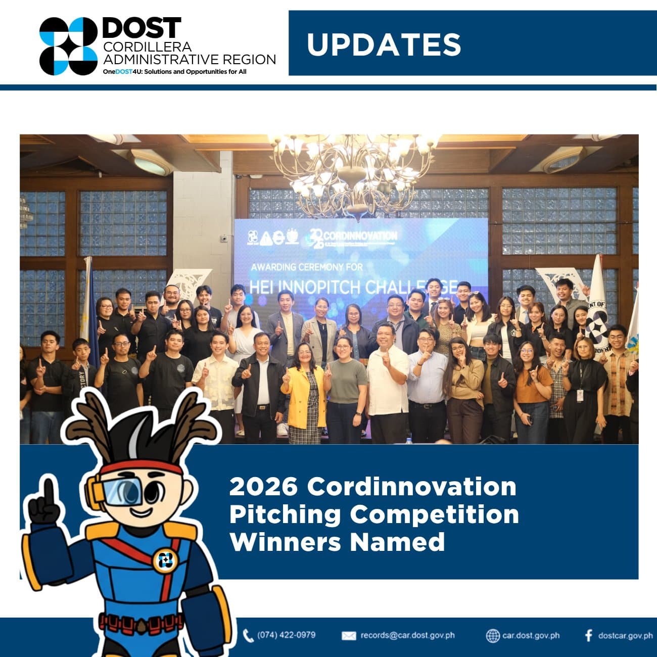 Cordinnovation 2026 Wraps in Baguio City With a Clear Message: The Cordillera's Innovation Ecosystem Is Being Built Together